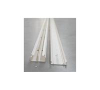 Hager - Goulotte de distribution PVC blanc paloma 35x20mm (vendu au mètre) 1 cloison avec couvercle sans agrafe Lifea HAGER