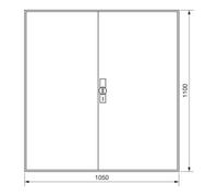 hager Hager Armoire compteur universZ 1100×1050×160, IP44 ZB34ES Quantité:1