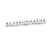 hager Hager Barrette de phase 12 modules 63A L1L2L3N-L1L2L3N KDS463A Quantité:1