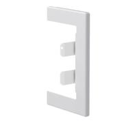 hager Hager Cache-prise murale 68 x 100 mm tôle d'acier blanc trafic Quantité:1