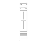hager Hager Champ complet universel Z 1350 mm, 1 champ, 2ZP ZH53X3 Quantité:1