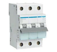 hager Hager Disjoncteur 3 pôles B-10A, 6kA MBN310 Quantité:1