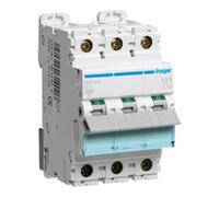 hager Hager Disjoncteur 3 pôles, B-16A, 10kA, 3M NBN316 Quantité:1