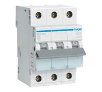 hager Hager Disjoncteur 3 pôles C-13A, 6kA MCN313 Quantité:1