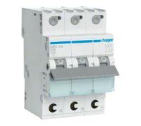 hager Hager Disjoncteur 3p B-16A, 6kA, 3M QC MBS316 Quantité:1
