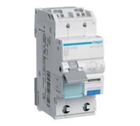 hager Hager Disjoncteur différentiel FI/LS 1P+N 6kA B-10A 30mA ADS910D Quantité:1