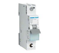 hager Hager Disjoncteur unipolaire C-20A 6kA 1M QC MCS120 Quantité:1
