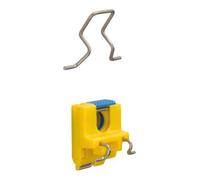 Hager Dispositif de blocage scellable pour interrupteurs automatiques série M/N/HM/ML, Interrupteur au pied, Jaune, IP65