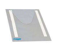 Hager Porte-schéma souple FZ794 A4 – Plastique gris clair