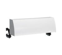Hager Connecteur multipolaire FZ442N IP44 2 travées L550 mm Blanc RAL 9010