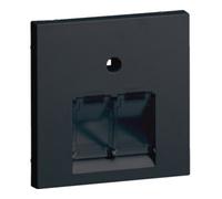 hager Hager Plaque centrale UAE 2 fois graphite noir GZUAE2A9011 Quantité:1