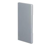 hager Hager Plaque de finition PC/ABS laquée haute résistance alu BRA 851706 LAN Quantité:1