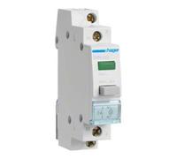 Pulsador con enclavamiento y piloto luminoso color verde 1NA, 16A, 250V