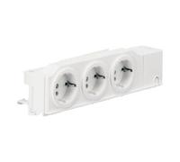 hager Hager Prise 3 pôles, pivotante à 90° VZ00AS Quantité:1