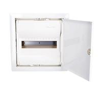 Hager HAGVH12NC Petit Distributeur Hwd 12 Te avec Porte en Rws RAL9010, 1 rangée