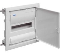 Hager HAGVH12NC Petit Distributeur Hwd 12 Te avec Porte en Rws RAL9010, 1 rangée