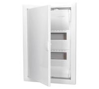 Hager HAGVH24NC HWD Petit Distributeur HWD 2 rangées 24 Te avec Porte en Rws RAL9010