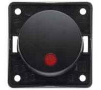 Hager iNTEGRO - Interrupteur bipolaire avec voyant Anthracite