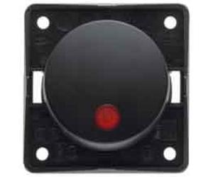 Hager iNTEGRO - Interrupteur bipolaire avec voyant Anthracite