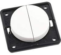Hager iNTEGRO - Interrupteur Double Blanc polaire