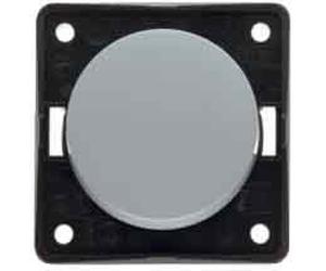 Hager iNTEGRO - Poussoir 10 A 250 V POUR VIS Gris