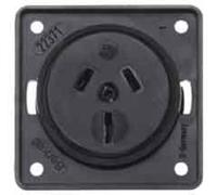 Hager iNTEGRO - Prise secteur Australie 15 A Anthracite mat