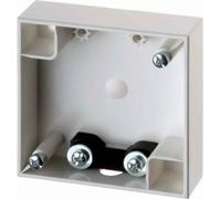 Hager iNTEGRO - Socle pour support Surface Plat avec 1 guide-cordon Blanc polaire