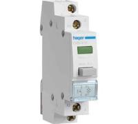Hager Interrupteur à pression, Bouton + interrupteur, Vert