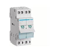HAGER - Inverseur modulaire 2 pôles 25A, point commun amont, I-0-II