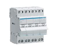 HAGER - Inverseur modulaire 2 pôles 40A, point commun amont, I-0-II (SFT440)