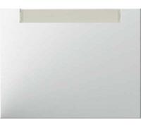 Hager K1 - Touche avec porte panneau pour commutateur sens Blanc polaire