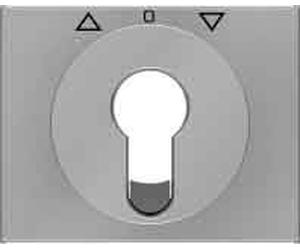 Hager K5 - Plaque centrale avec serrure Acier