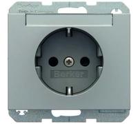 Hager K5 - Prise courant avec Panneau Rapido sens avec téléphones