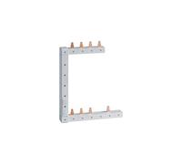 Hager KCF863L Phasenschiene senkrecht 63A links L1L2L3N zu L1N-L2N-L3N 125mm 2-reihig