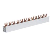 Hager – Jeu de barres de phase KDN363A 3 pôles, connexion à fourche, 10 mm², 63 A, 12 modules