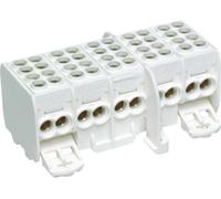 Hager Borne de raccordement secteur Univers Z KH25C 5 pôles 2x25/2x16 mm² protection doigts