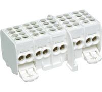 Hager Borne de raccordement secteur Univers Z KH25C 5 pôles 2x25/2x16 mm² protection doigts