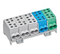 Hager KH45A Bloc de jonction multicouleurs Hager KH45A 5P pôles 5 pôles 100 A 1