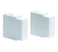 Hager KZN023 Rail de phase 2 p. et 3p. Lot de 2 accessoires pour système de commutation basse tension