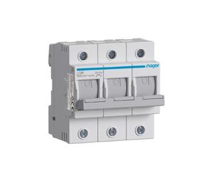 Hager L73M Disjoncteur à fusible 3P 63A D02
