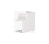 Hager Angle plat LFF6006059016 60 x 60 mm blanc