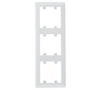 Hager Lumina Soul blanc - 3 cadres verticaux