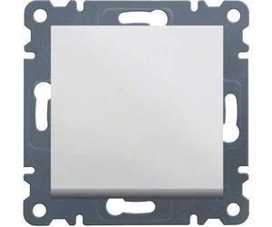 Hager Lumina2 - Bouton lumineux 2 blanc polaire