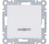 Hager lumina2 - Interrupteur Indicateur Lumineux lumina2 Blanc polaire