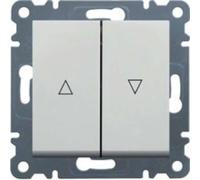 Hager lumina2 - Interrupteur volet lumineux 2 blanc