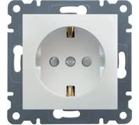Hager Lumina2 - Prise Schuko lumina2 blanc polaire