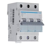Hager Disjoncteur miniature MBN325 3 pôles 6 kA caractéristique B 25 A