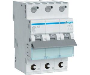 Hager mbs306 GWD7001 3module (s) courtes Circuit - courtes Circuits (6 A, -25 - 60 °C, -25 - 80 °C)