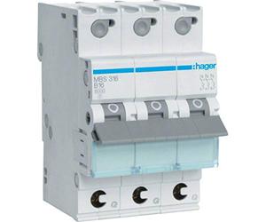 HAGER mbs316 Circuit Breaker - Circuit Breakers (25-60 °C, de 25-80 °C)