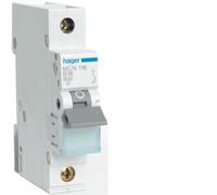 Hager Mcn140 Type C 1P 1 Module (s) commutateur électrique